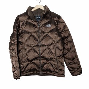The North Face Goose Down Puffer Jacket Brown XL